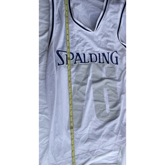 Vintage Spalding White Basketball Jersey Men’s Size Large Activewear - Picture 7 of 15